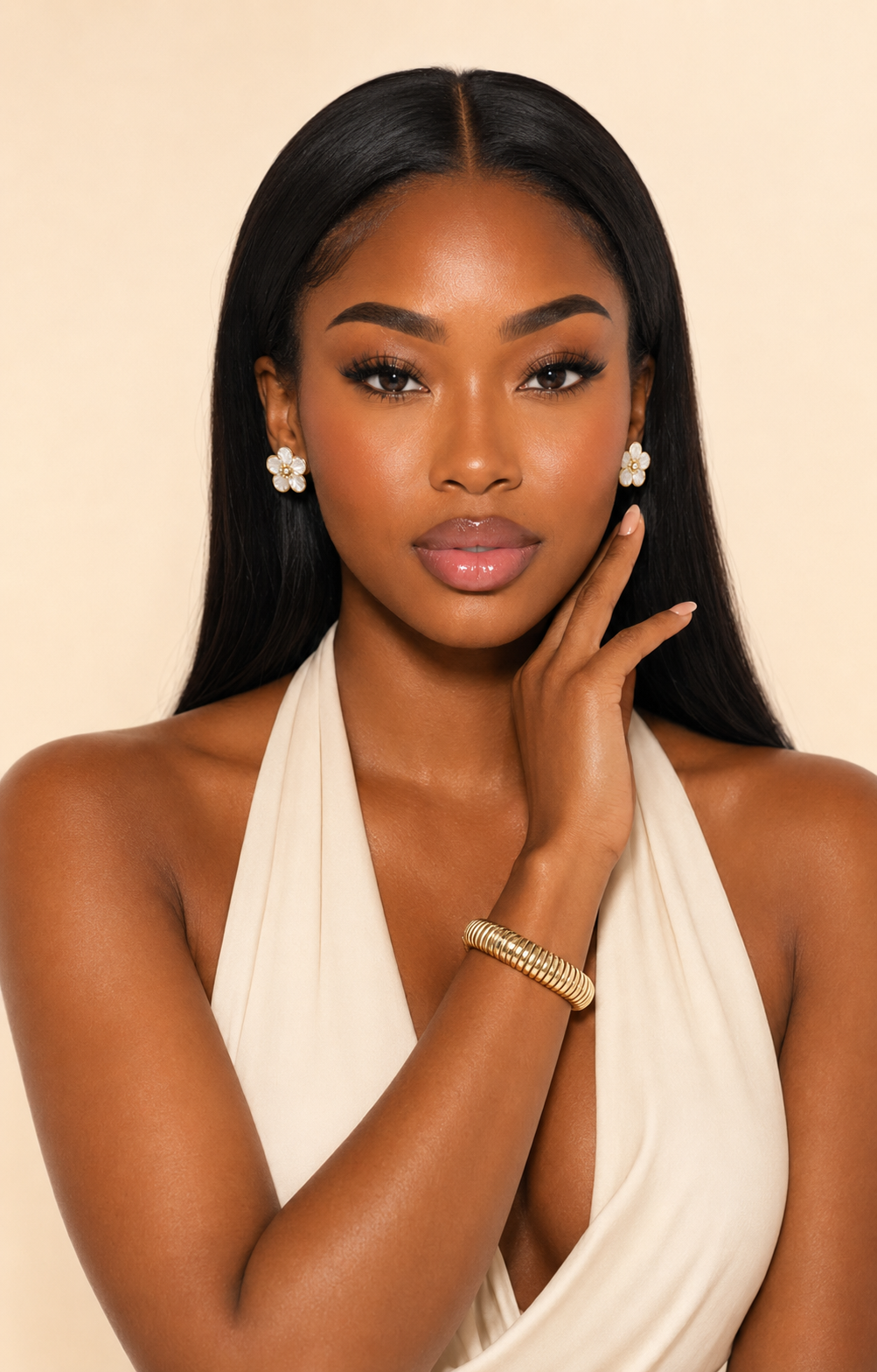 The Nova Gold Stretch Bracelet