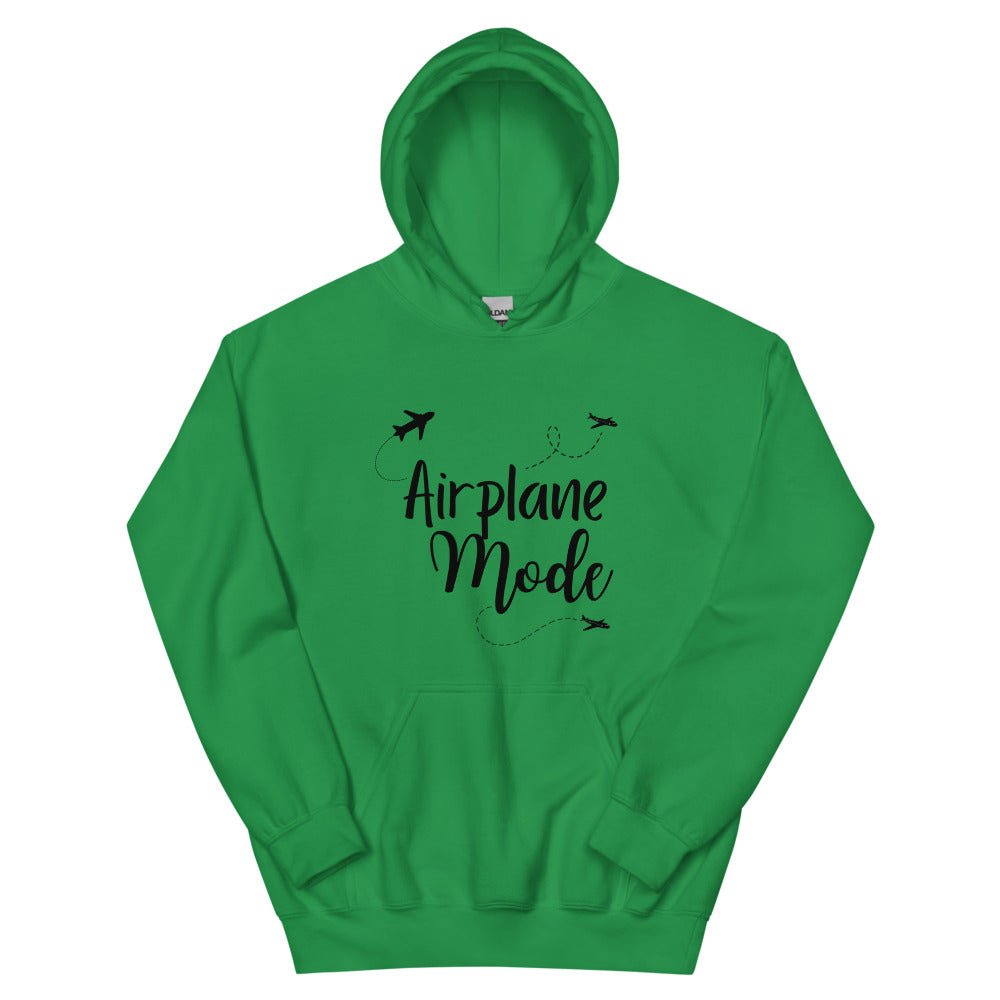 Airplane Mode Hoodie - Her Pink PassportIrish Green