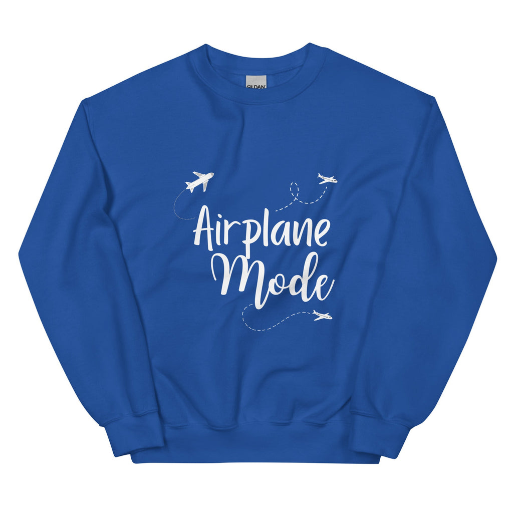 Airplane Mode Sweatshirt - Her Pink PassportRoyal