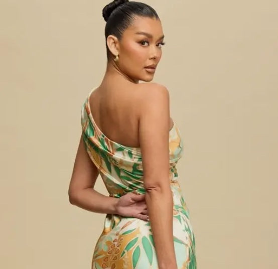 Bali Breeze Dress — Back neckline and waist detail