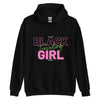 Black Girl Traveling Hoodie - Her Pink PassportBlack