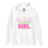 Black Girl Traveling Hoodie - Her Pink PassportWhite
