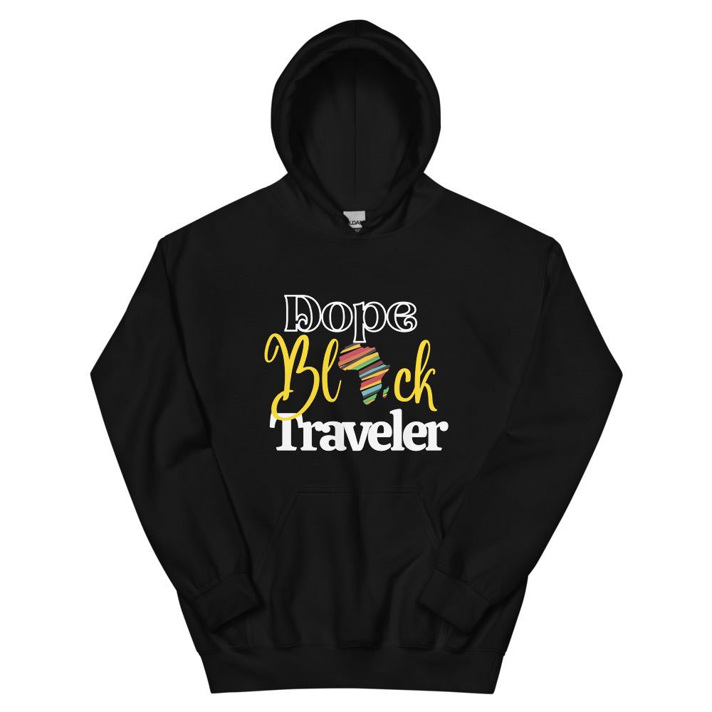 Dope Black Traveler Hoodie - Her Pink PassportBlack