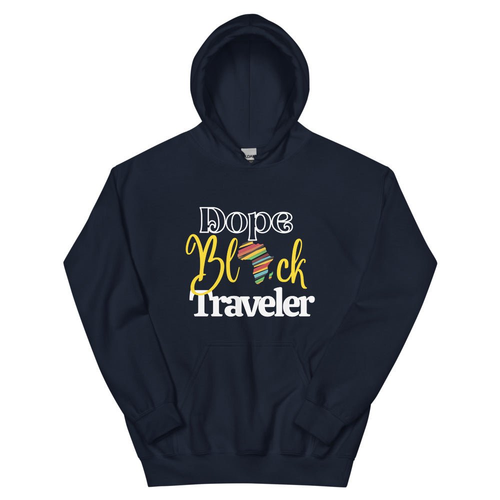 Dope Black Traveler Hoodie - Her Pink PassportNavy