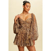 The Wild Thoughts Leopard Romper