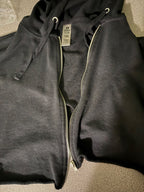 Actual hoodie silver zipper and drawstrings