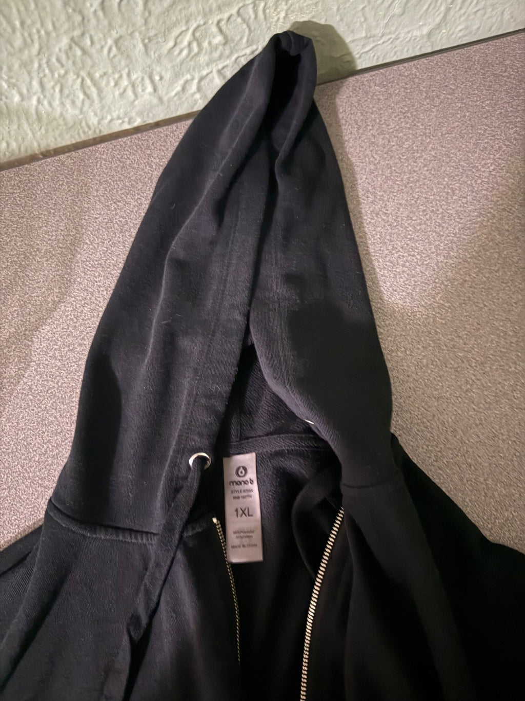 Actual hoodie hood construction