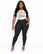 Styled front with Catching Flights top