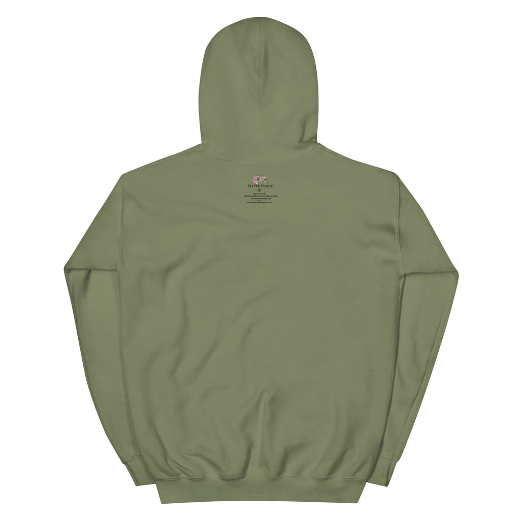 My Trips, My Business Hoodie - Her Pink PassportMilitary Green