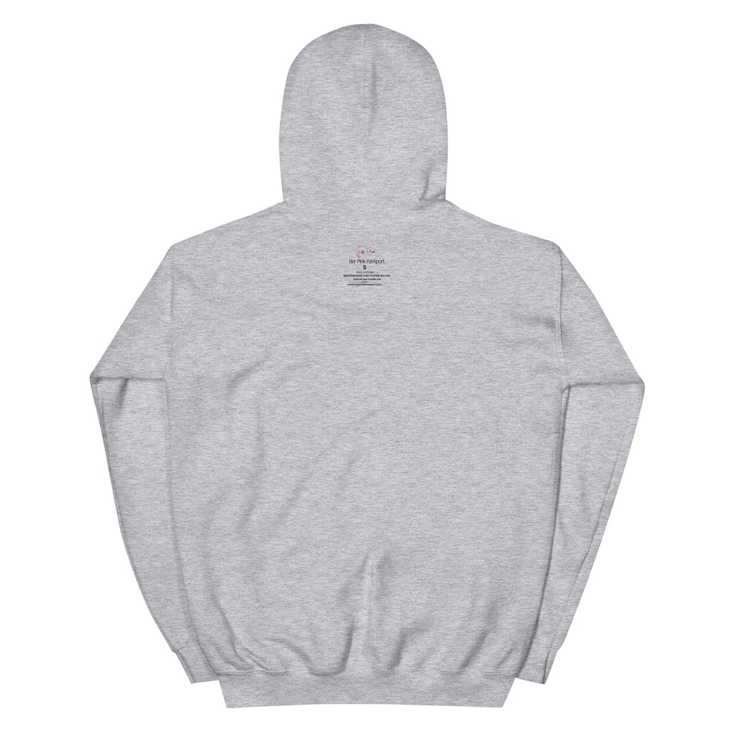 My Trips, My Business Hoodie - Her Pink PassportSport Grey