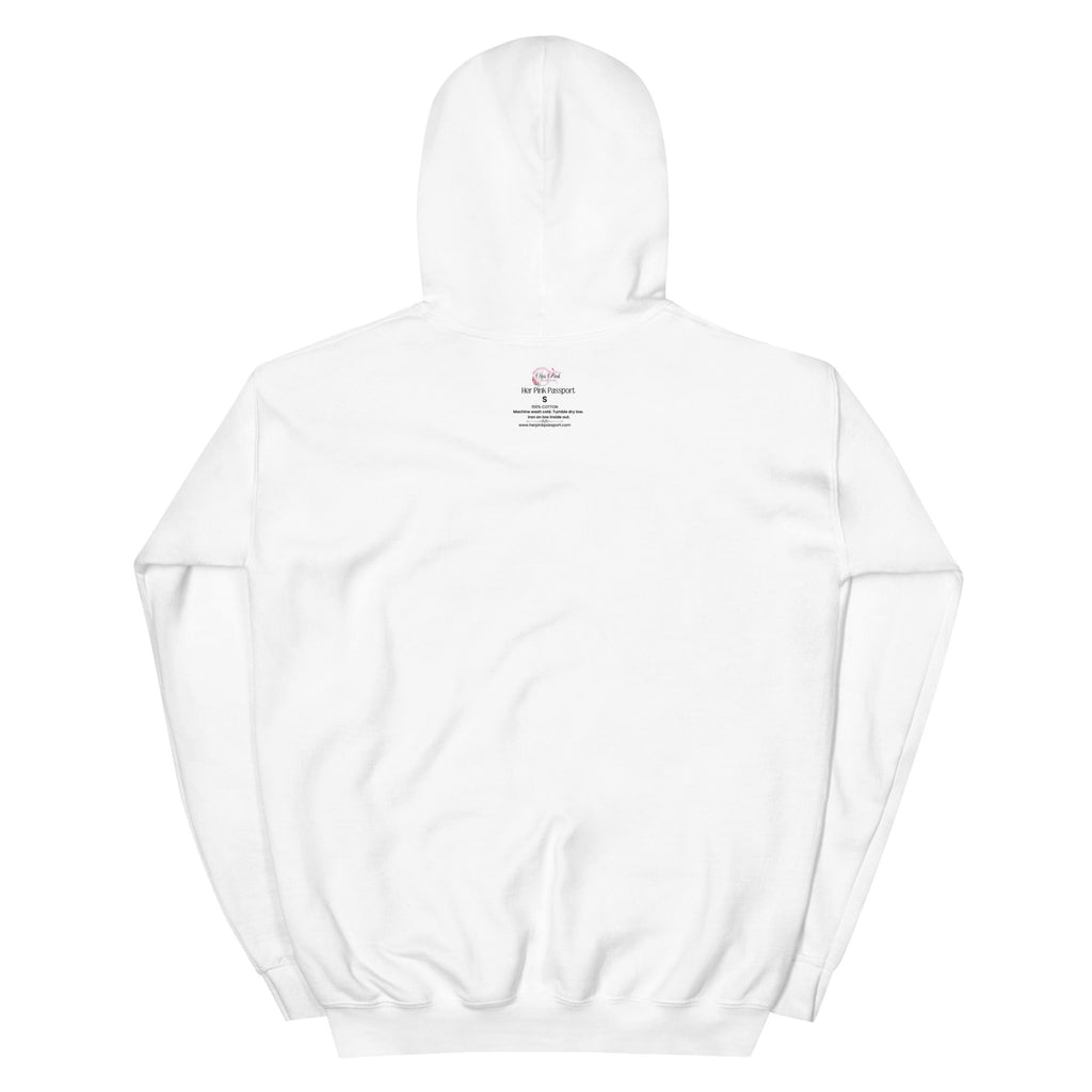 My Trips, My Business Hoodie - Her Pink PassportSport Grey