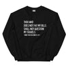 My Trips, My Business Sweatshirt - Her Pink PassportBlack