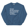 My Trips, My Business Sweatshirt - Her Pink PassportIndigo Blue
