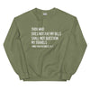 My Trips, My Business Sweatshirt - Her Pink PassportMilitary Green
