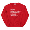 My Trips, My Business Sweatshirt - Her Pink PassportRed