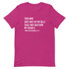 My Trips, My Business T - shirt - Her Pink PassportBerry