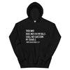 My Trips, My Business Unisex Hoodie - Her Pink PassportBlack