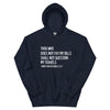 My Trips, My Business Unisex Hoodie - Her Pink PassportNavy