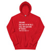 My Trips, My Business Unisex Hoodie - Her Pink PassportRed