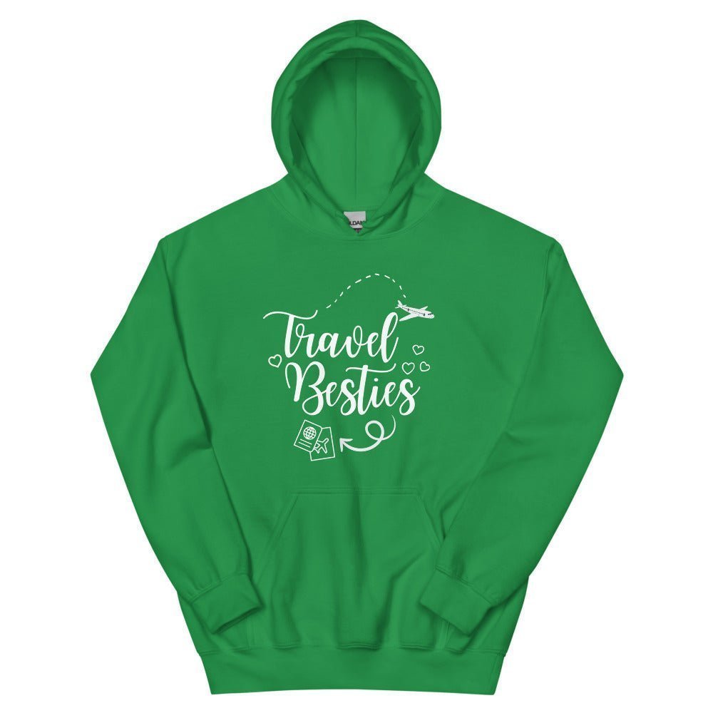 Travel Besties Hoodie - Her Pink PassportIrish Green