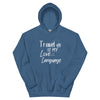 Travel is My Love Language Unisex Hoodie - Her Pink PassportIndigo Blue