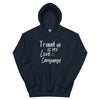 Travel is My Love Language Unisex Hoodie - Her Pink PassportNavy