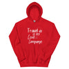 Travel is My Love Language Unisex Hoodie - Her Pink PassportRed