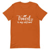 Travel is My Selfcare White Print T - Shirt - Her Pink PassportAutumn