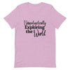 Unapologetically Exploring the World T - Shirt - Her Pink PassportHeather Prism Lilac