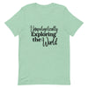 Unapologetically Exploring the World T - Shirt - Her Pink PassportHeather Prism Mint
