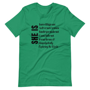 She is...Traveling the World T-shirt