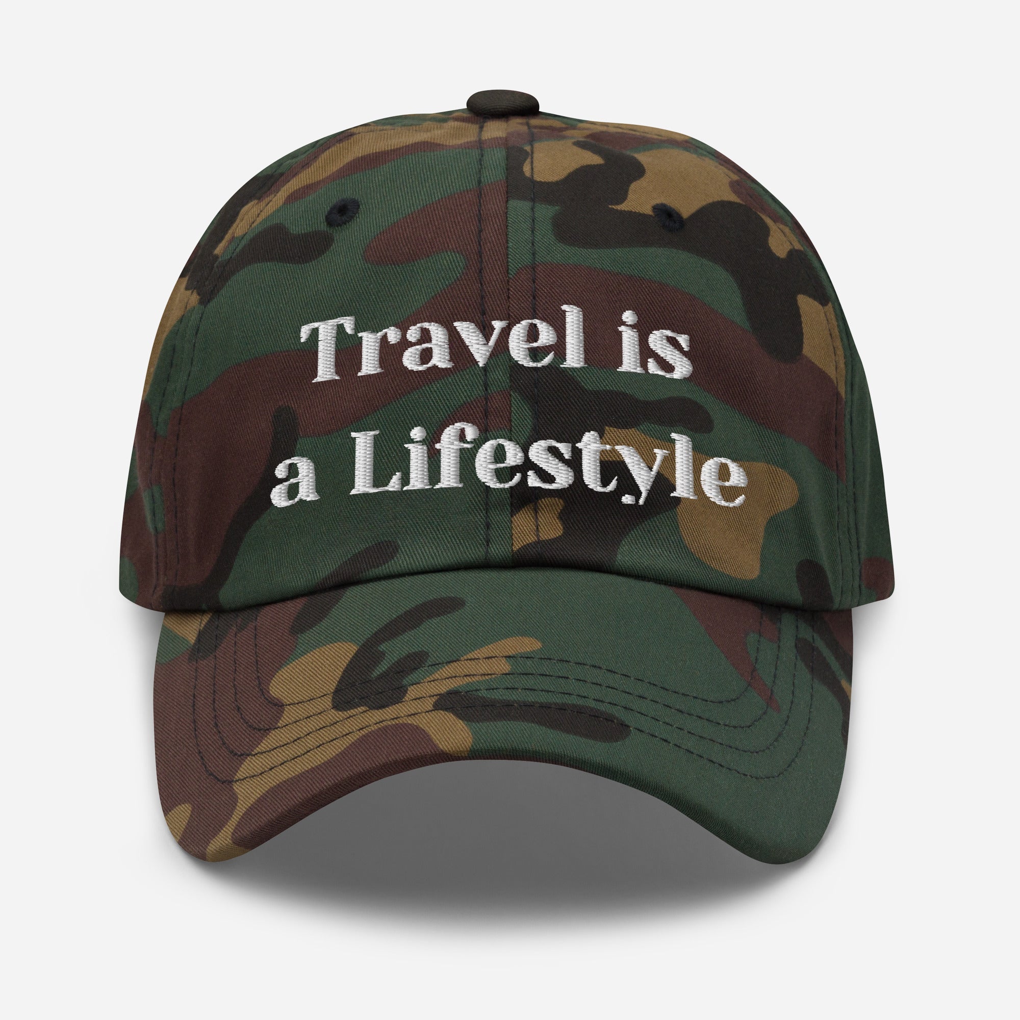 Travel is a Lifestyle Dad hat