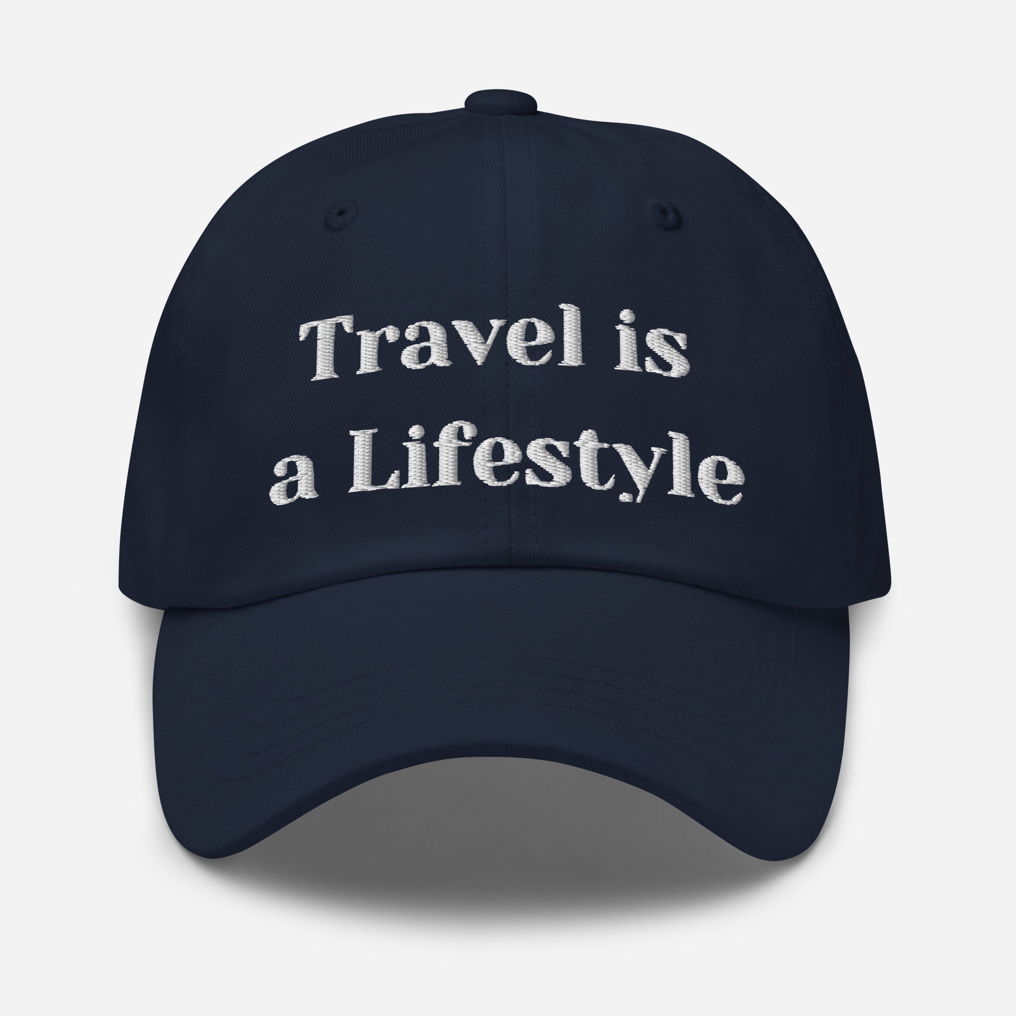 Travel is a Lifestyle Dad hat