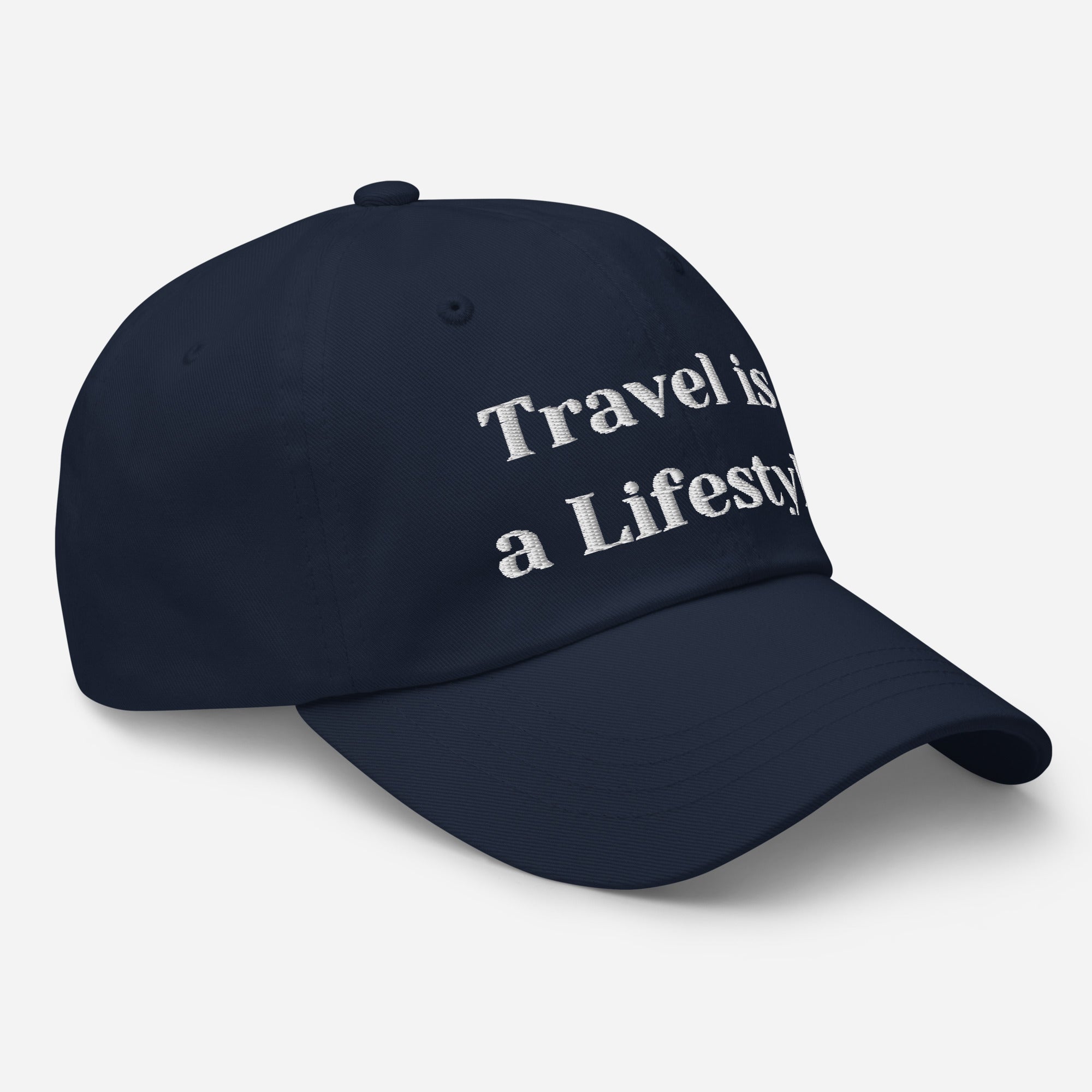 Travel is a Lifestyle Dad hat