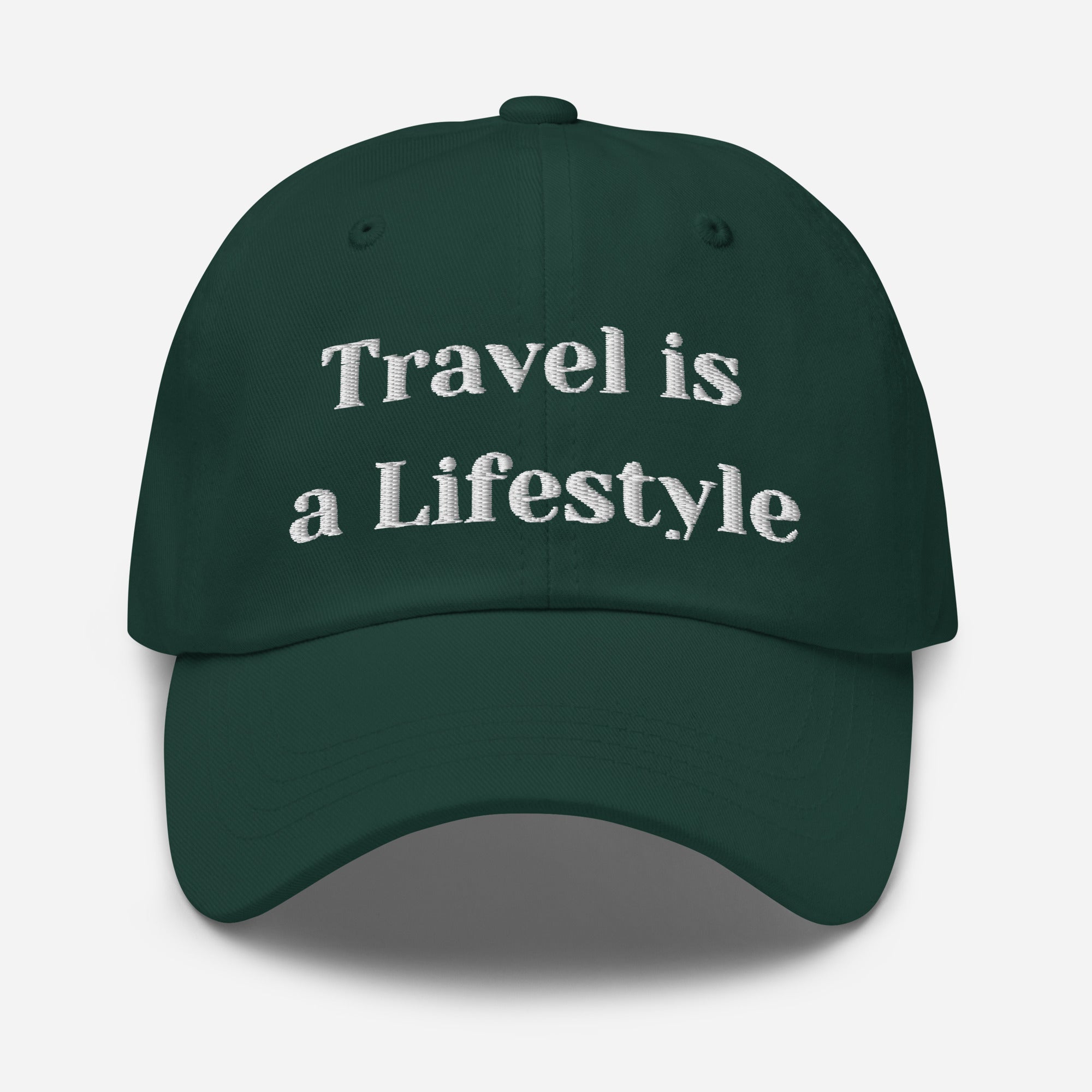 Travel is a Lifestyle Dad hat