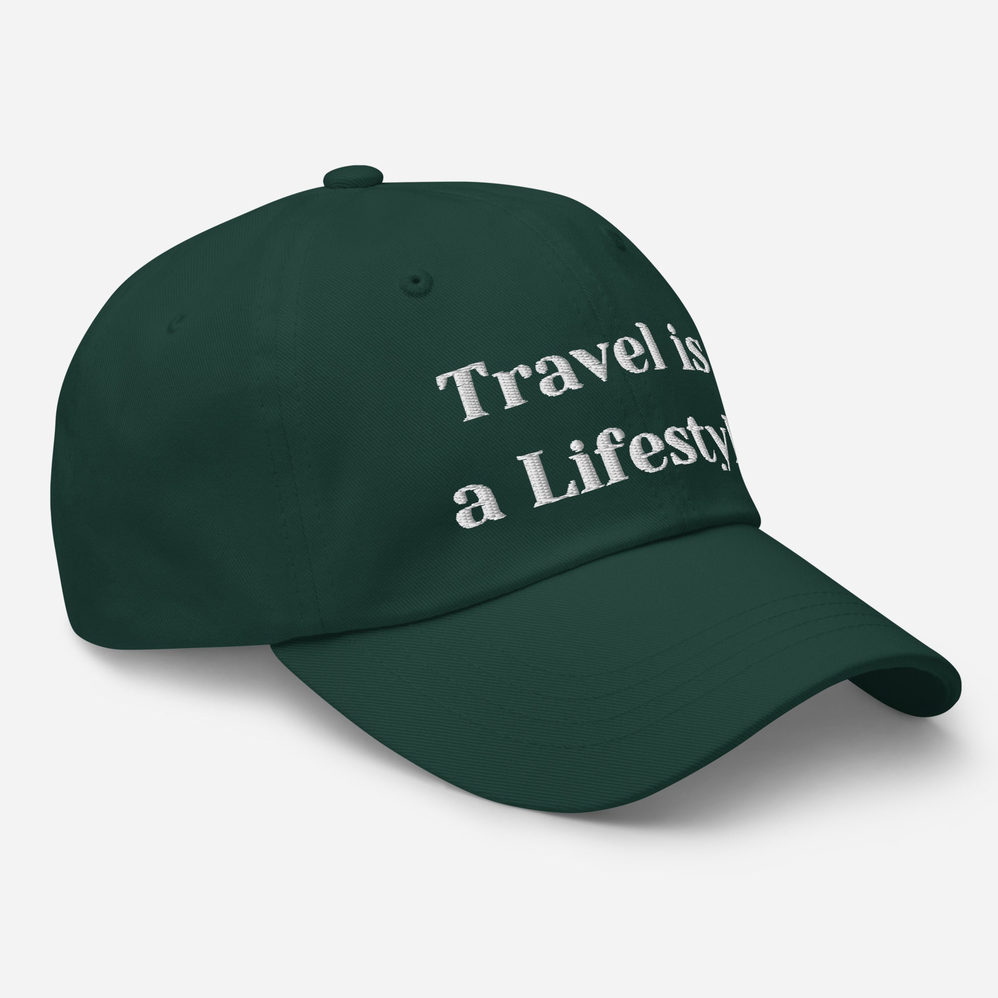 Travel is a Lifestyle Dad hat
