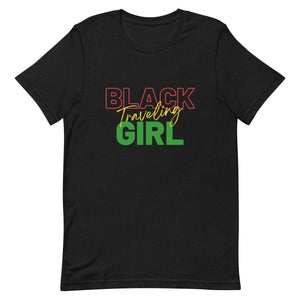 Black Girl Traveling T-shirt