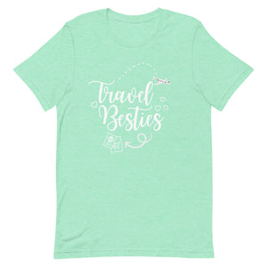 Travel Besties White Print T-Shirt