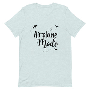 Airplane Mode Black Print T-Shirt