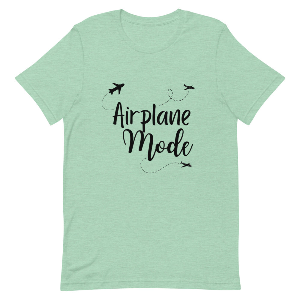 Airplane Mode Black Print T-Shirt