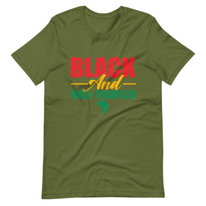 Black and Well-Traveled Unisex Travel Shirt