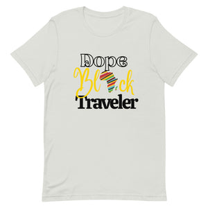 Dope Black Traveler Black Print T-Shirt