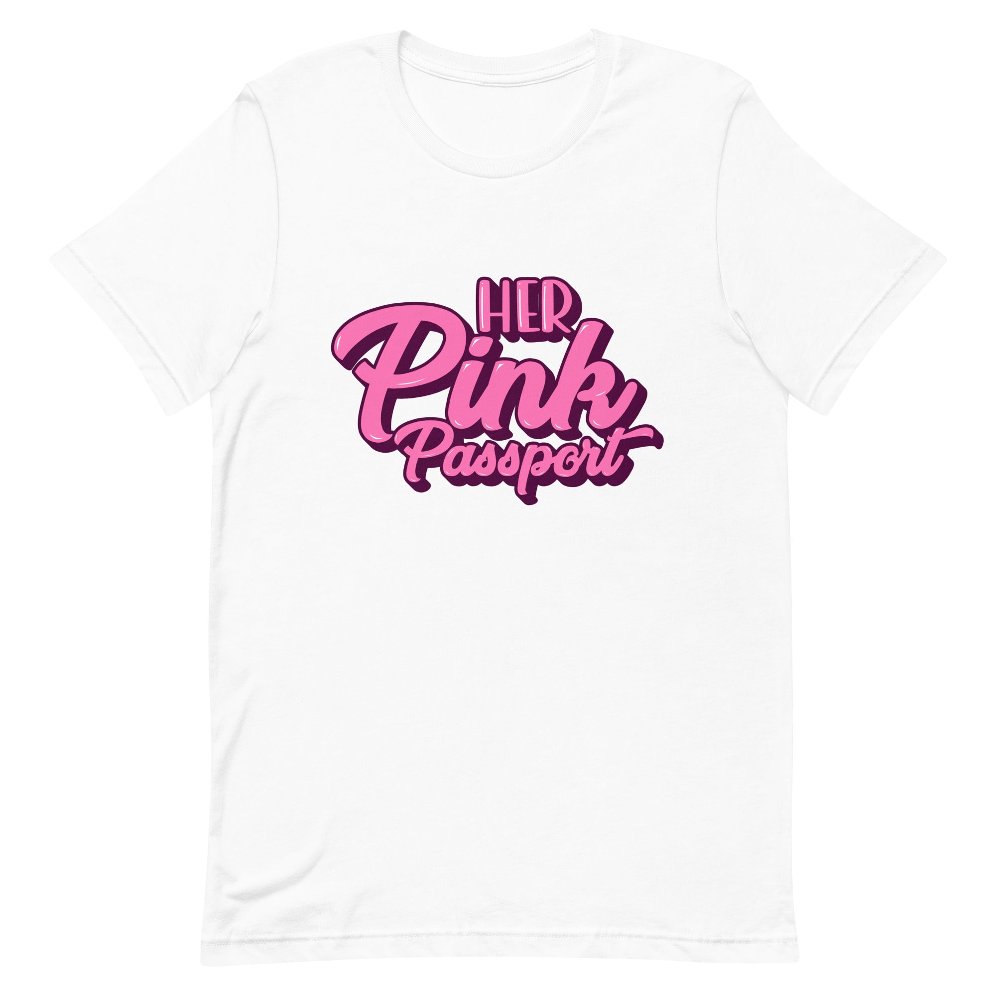 Her Pink Passport Unisex T-Shirt