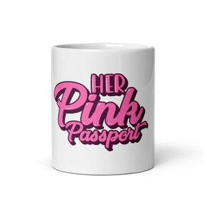 Her Pink Passport Signature Mug