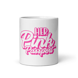 Her Pink Passport Signature Mug