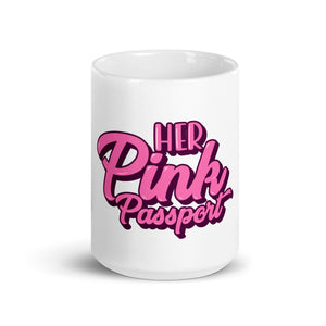Her Pink Passport Signature Mug
