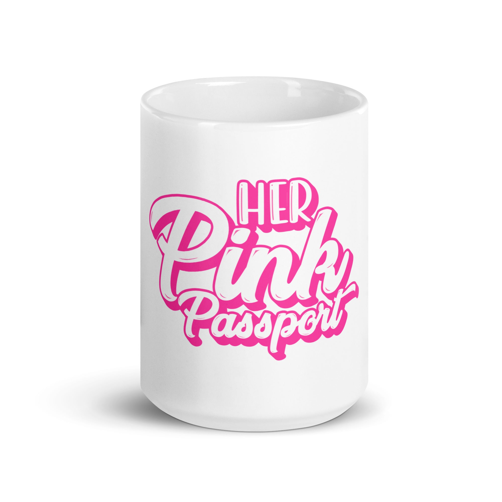 Her Pink Passport Signature Mug
