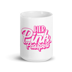 Her Pink Passport Signature Mug